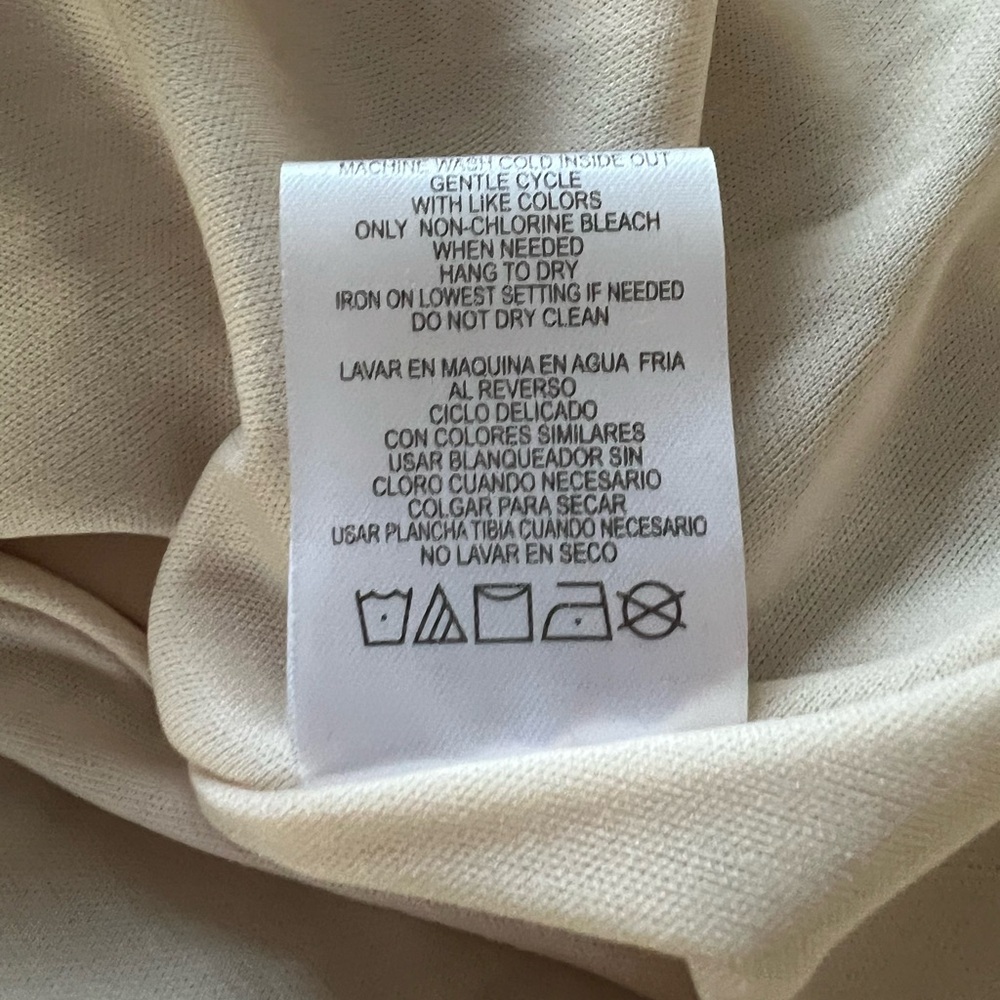 NWT GB Gianni Bini Brown Gingham V-Neck Smocked Waist Long Sleeve Dress Large - Picture 10 of 11